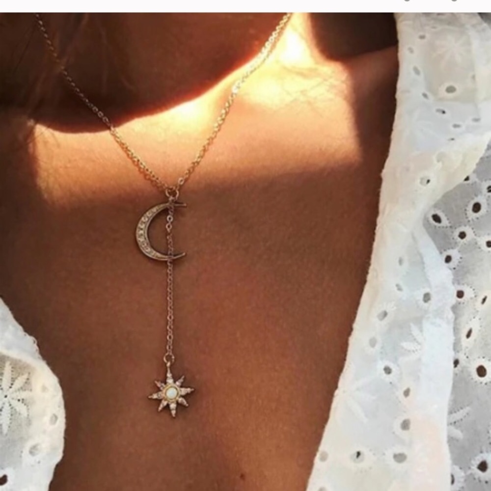 Moon and star necklace 🌙 ⭐️